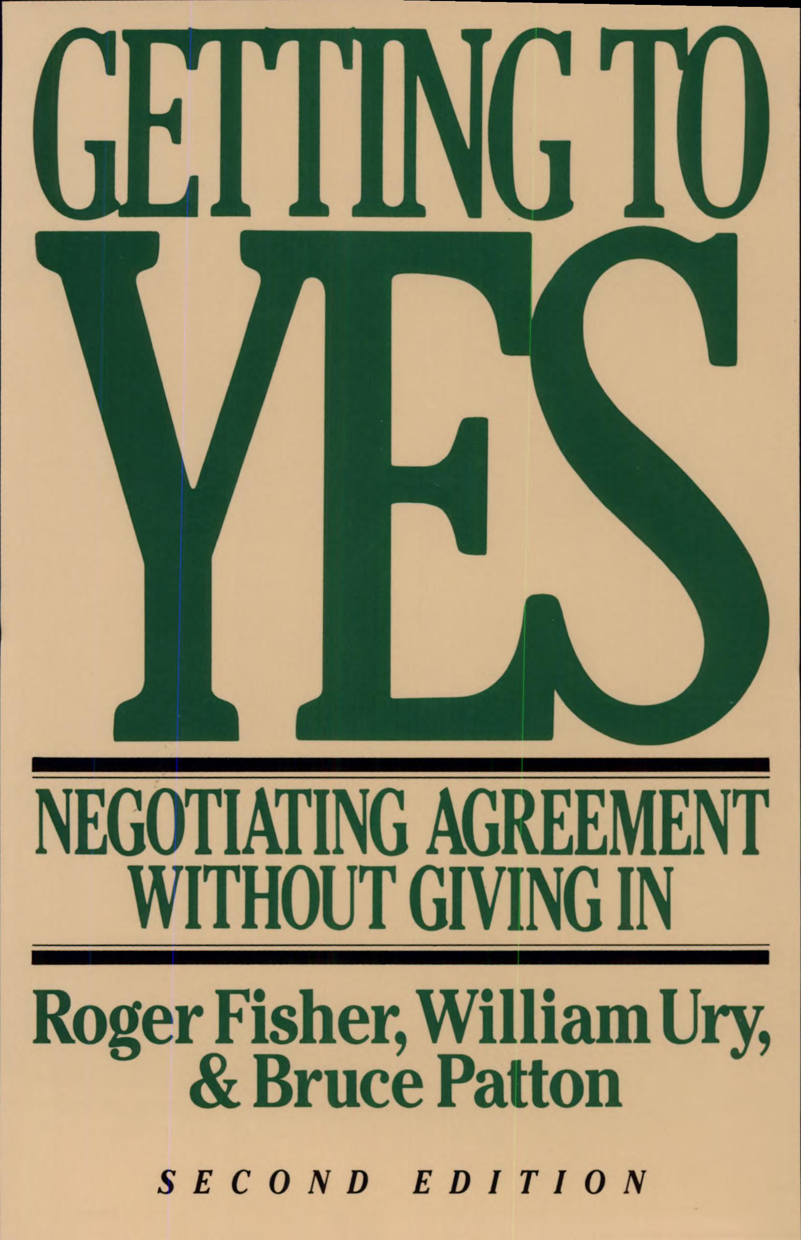 Getting to Yes